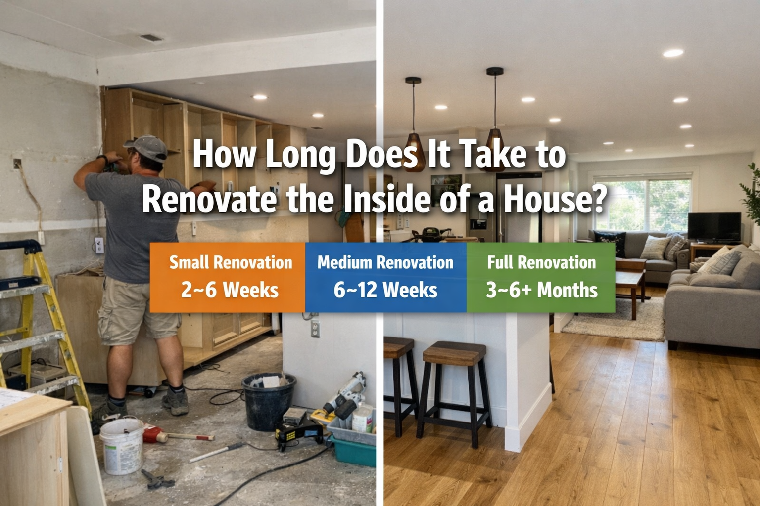 house renovation timeline