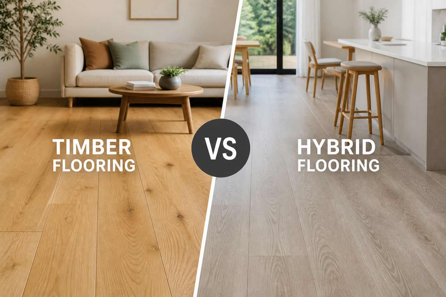 timber vs hybrid flooring Sydney