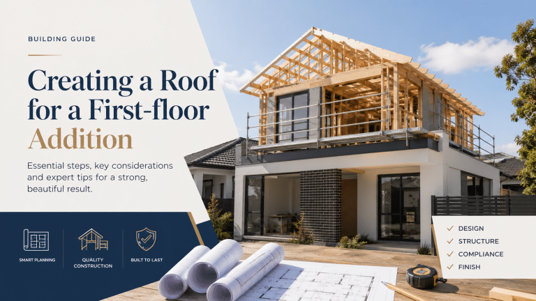 Creating a Roof for a First-Floor Addition